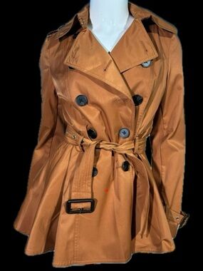 BCBgeneration Women’s Double-Breasted Short Trench Coat